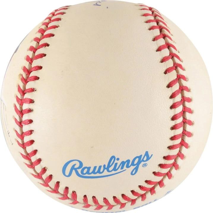 Joe Dimaggio Signed American League Baseball PSA DNA Graded 10 GEM MINT - 6