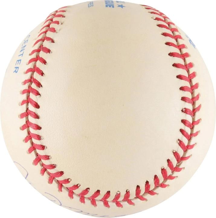 Joe Dimaggio Signed American League Baseball PSA DNA Graded 10 GEM MINT - 8