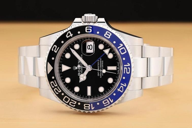 2022 CARD ROLEX GMT MASTER II 126710BLNR 40MM BATMAN BLUE BLACK OYSTER WATCH - 3