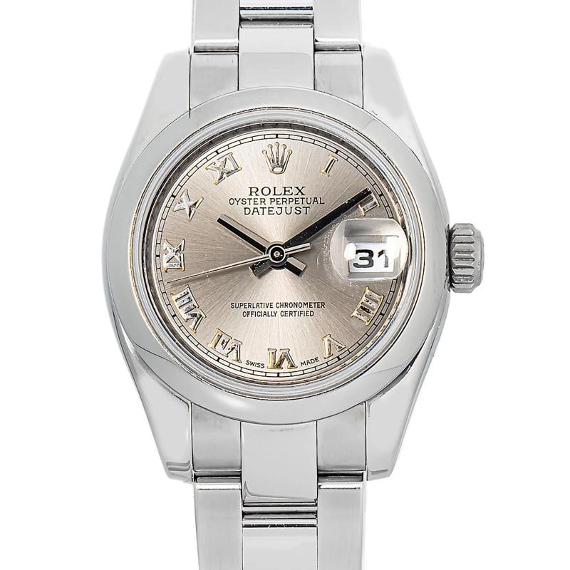 Rolex DateJust 179160 Oyster Grey Roman Dial Auto Ladies 26mm - 2