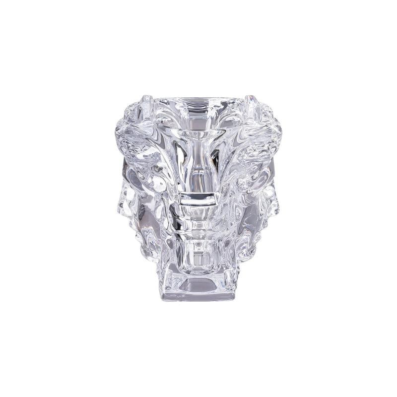 Versace Rosenthal Medusa Grande Vase H. 19 cm (7.48") Clear, in Crystal - 4