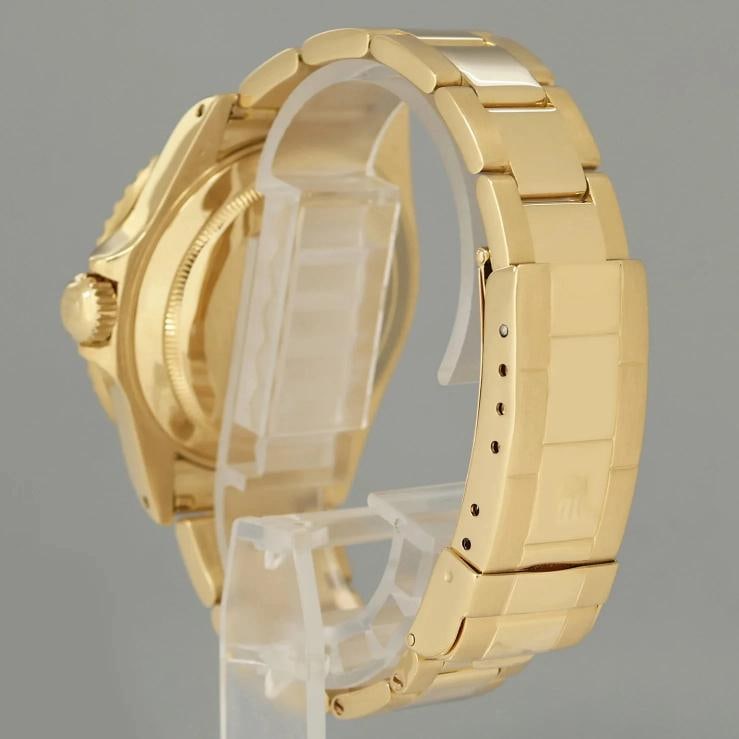 MINT Rolex 16618 Submariner Yellow Gold Blue Sunburst 40mm Watch Box - 4
