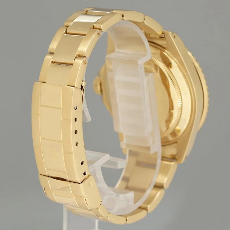 MINT Rolex 16618 Submariner Yellow Gold Blue Sunburst 40mm Watch Box - 6