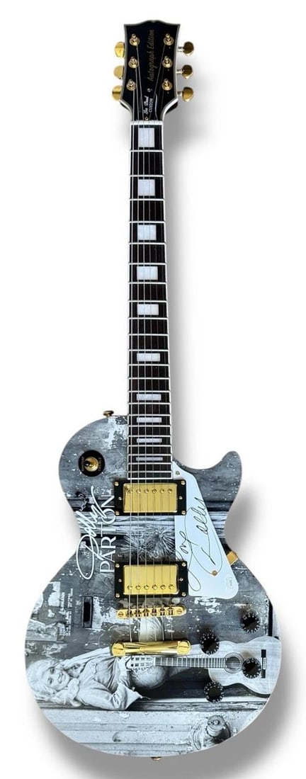 Dolly Parton Signed Guitar Custom Graphics JSA COA Jolene Workin' 9 to 5 - 3