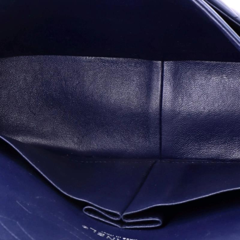 Chanel Tricolor Classic Double Flap Bag Quilted Lambskin Jumbo - 5