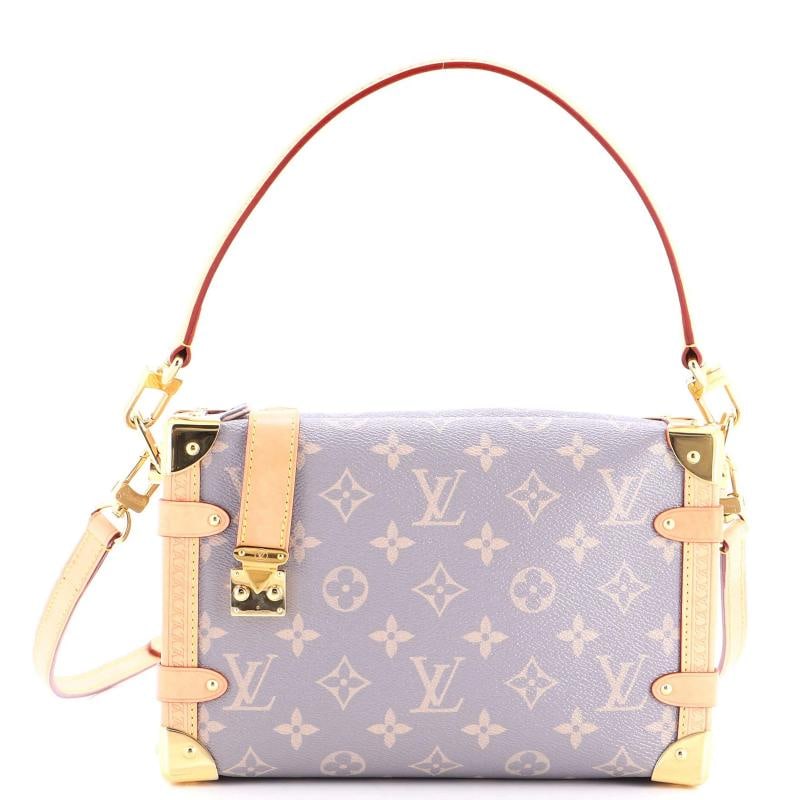 Louis Vuitton Side Trunk Handbag Monogram Canvas MM: Accessories: Extra Strap, With Strap Measurements: Height 5.5", Width 9.5", Depth 2.5". Condition: Pre-owned - Good,Brand: Louis Vuitton,Exterior Material: Canvas Coated,Style: Top Handle,Exterior Col