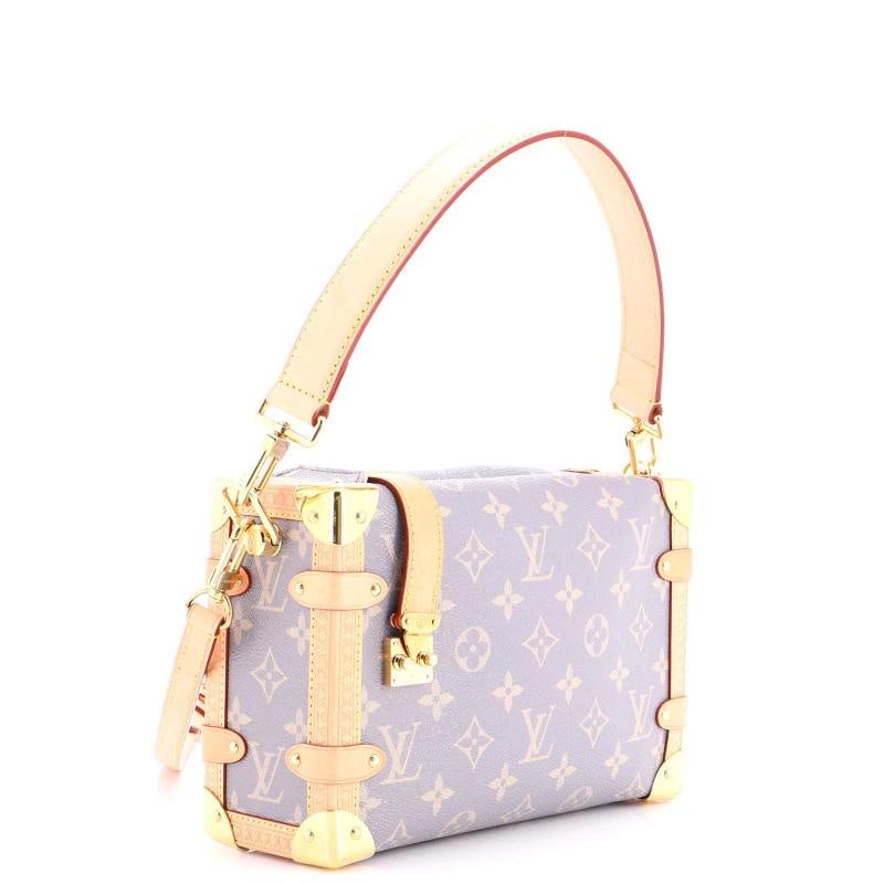 Louis Vuitton Side Trunk Handbag Monogram Canvas MM - 2