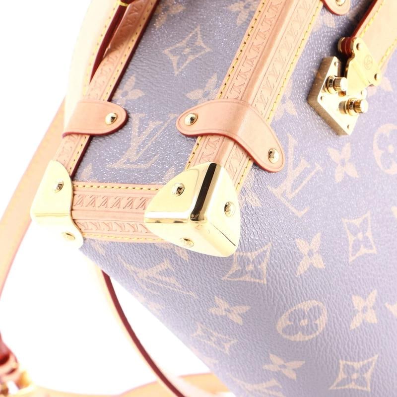 Louis Vuitton Side Trunk Handbag Monogram Canvas MM - 6