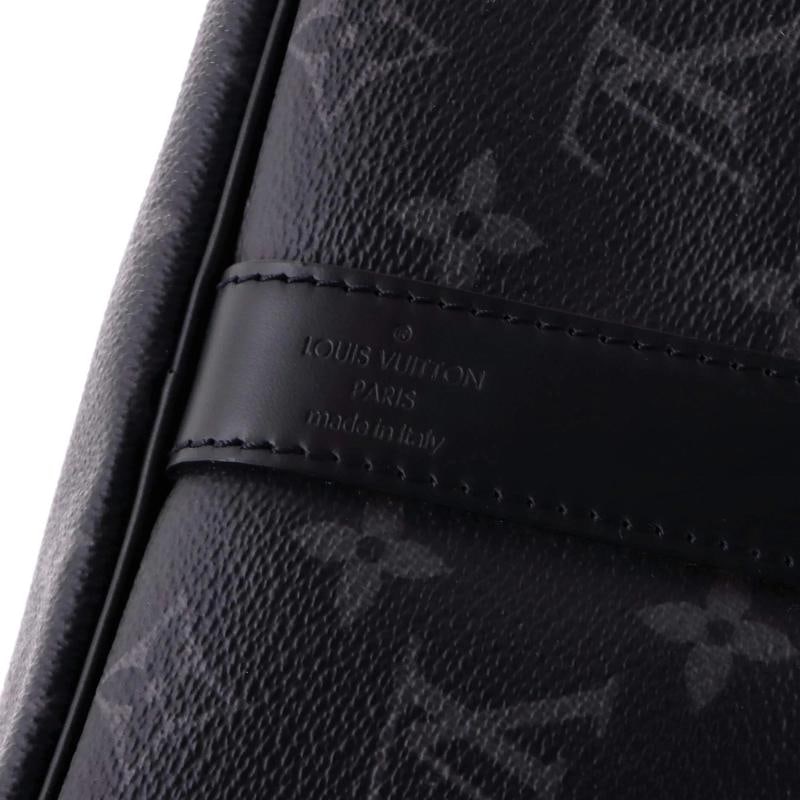 Louis Vuitton Keepall Bandouliere Bag Monogram Eclipse Canvas 45 - 8