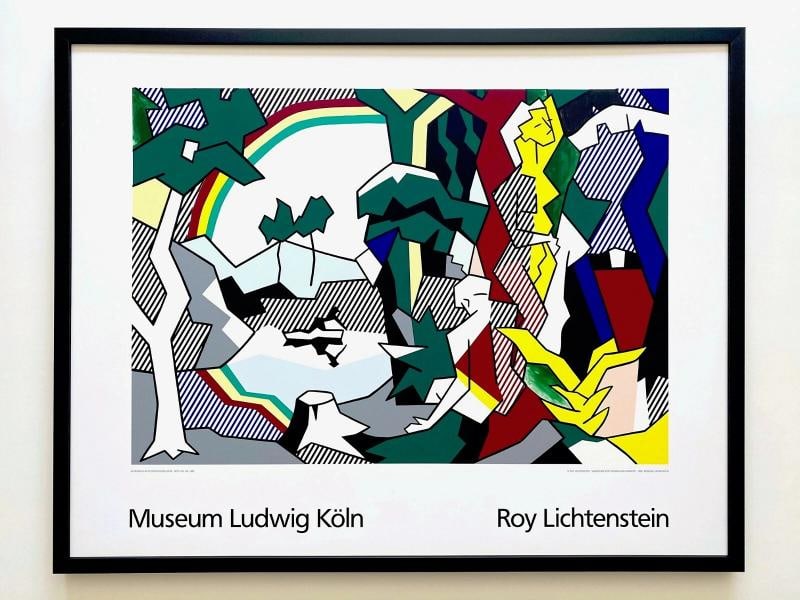 ROY LICHTENSTEIN RARE VTG 1989 FINE ART SILKSCREEN PRINT FRAMED POP ART POSTER: Condition: Used,Features: RARE OUT OF PRINT, BRAND NEWLY CUSTOM FRAMED, Framed,Width (Inches): 36 1/2",Listed By: Dealer or Reseller,Subject: Famous Paintings/Painters,Size: Medium (up to 36in.),Heigh