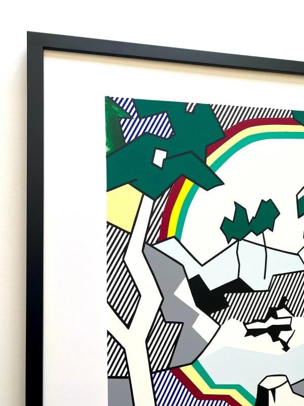 ROY LICHTENSTEIN RARE VTG 1989 FINE ART SILKSCREEN PRINT FRAMED POP ART POSTER - 5