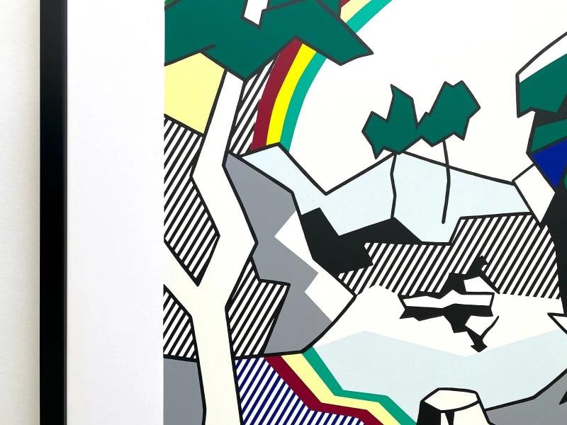 ROY LICHTENSTEIN RARE VTG 1989 FINE ART SILKSCREEN PRINT FRAMED POP ART POSTER - 6