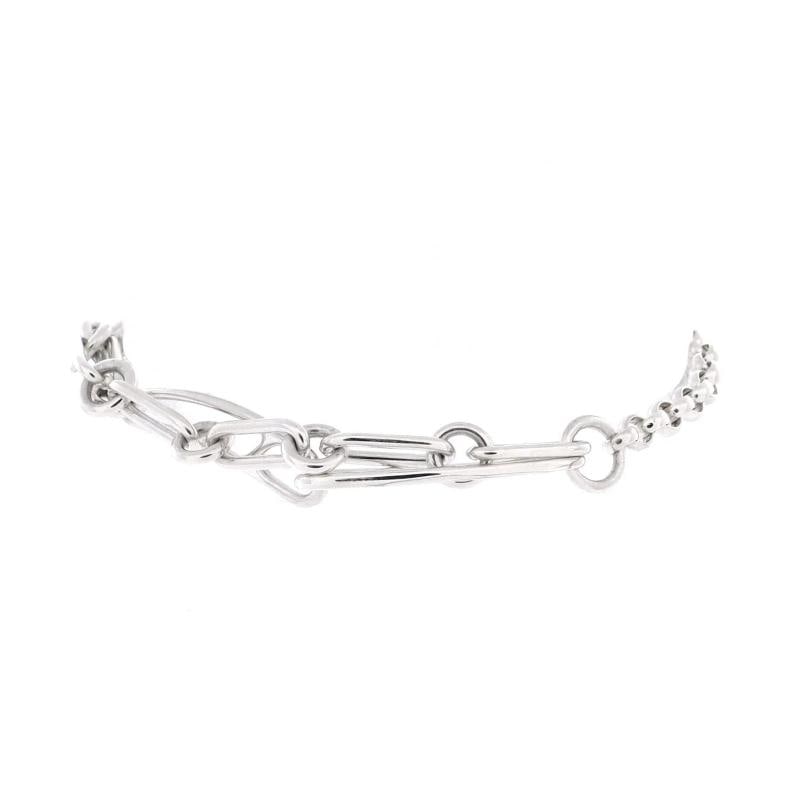 Hermes Chaine d'Ancre Punk Bracelet Sterling Silver: Condition: Pre-owned - Good,Brand: Hermes,Main Stone: Unknown,Metal: Unknown,Metal Purity: Unknown,Style: Chain,Type: Bracelet,Color: Silver,Material: Sterling Silver Condition: Excellent. Light