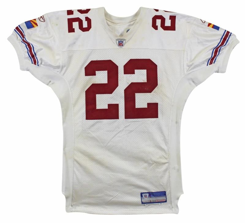 Cardinals Emmitt Smith Signed Game Worn 9/14/03 White Reebok Jersey Prova & BAS - 5