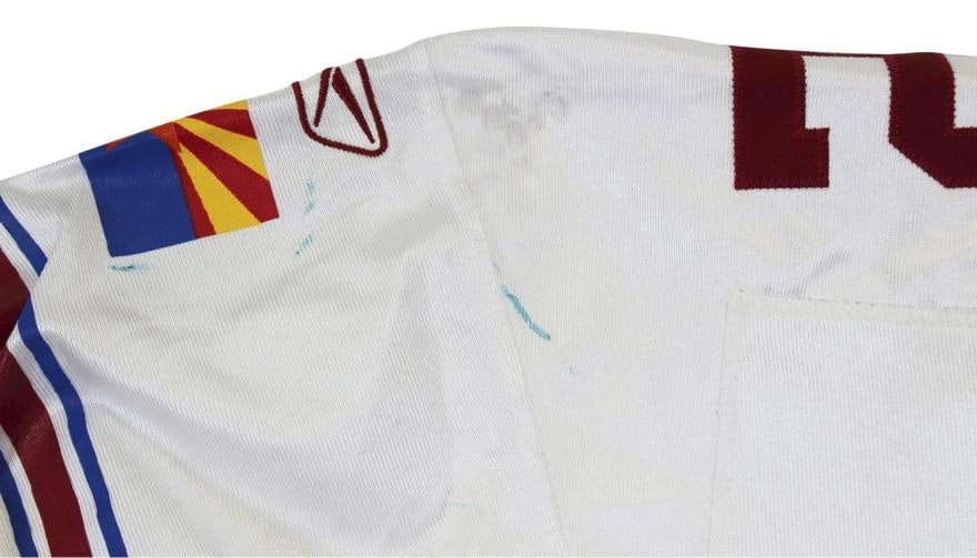 Cardinals Emmitt Smith Signed Game Worn 9/14/03 White Reebok Jersey Prova & BAS - 7