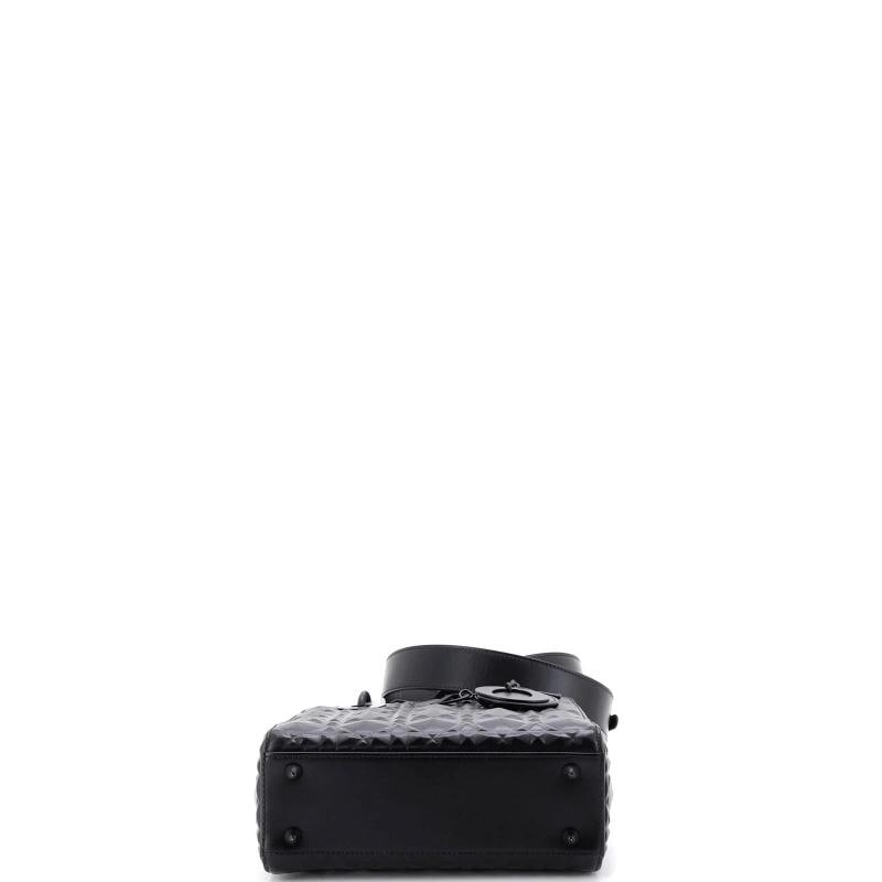 Christian Dior My ABCDior Lady Dior Bag Diamond Motif Cannage Calfskin Small - 4