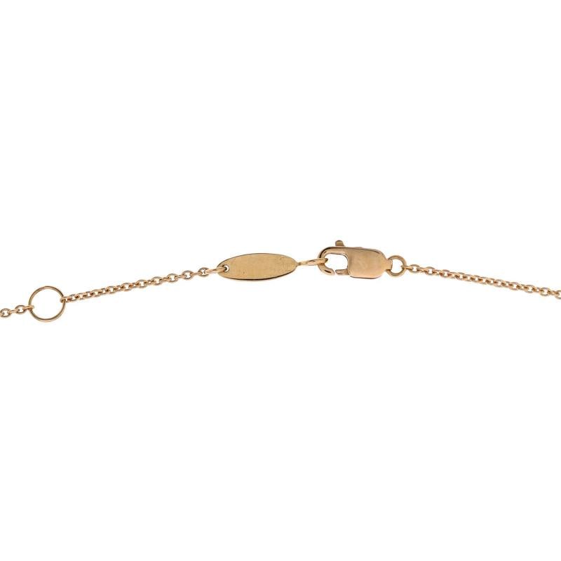Harry Winston HW Logo Pendant Necklace 18K Yellow Gold with Diamonds - 3