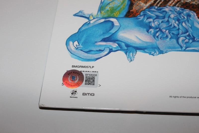 BLACK SABBATH OZZY OSBOURNE BAND SIGNED BLOODY SABBATH ALBUM VINYL BECKETT COA - 4