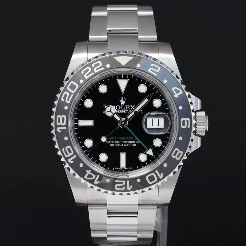 PAPERS MINT Rolex GMT Master II 116710LN Steel Ceramic Black 40mm Watch Box - 2