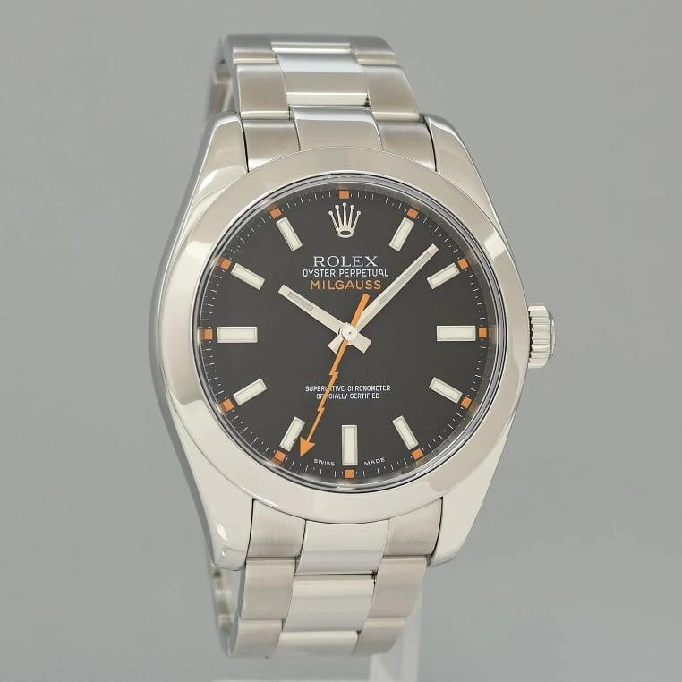2023 RSC Papers MINT Rolex Milgauss Black Dial 116400v Steel 40mm Watch Box - 3
