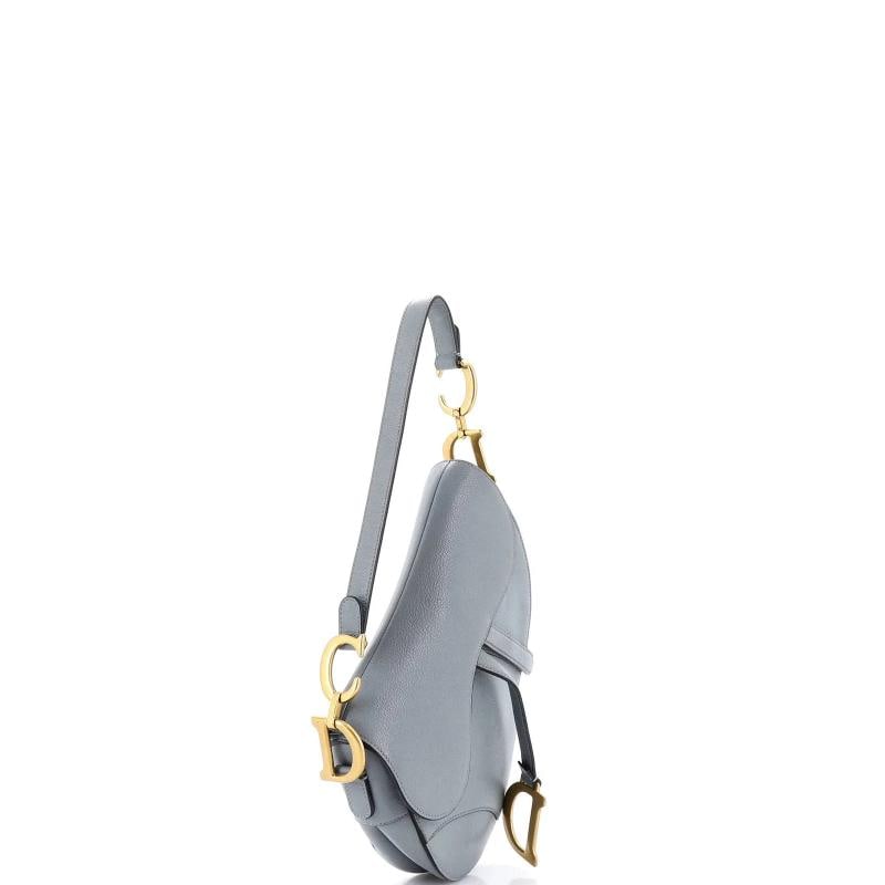 Christian Dior Saddle Handbag Leather Medium - 2