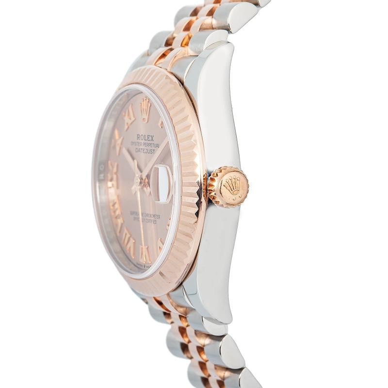 Rolex Datejust 278271 Jubilee 18k Rose Gold Everose Dial Women Watch 31mm - 3