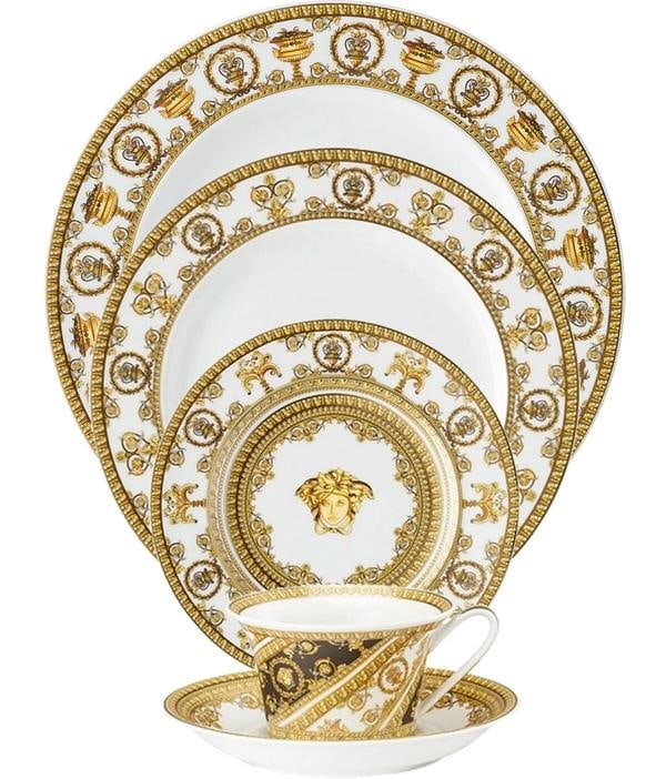 Versace Rosenthal I Love Baroque 5 Piece Dinnerware Set White - Official Versace: Condition: New: A brand-new, unused, unopened, undamaged item in its original packaging (where packaging is applicable). Packaging should be the same as what is found in a retail store, unless the