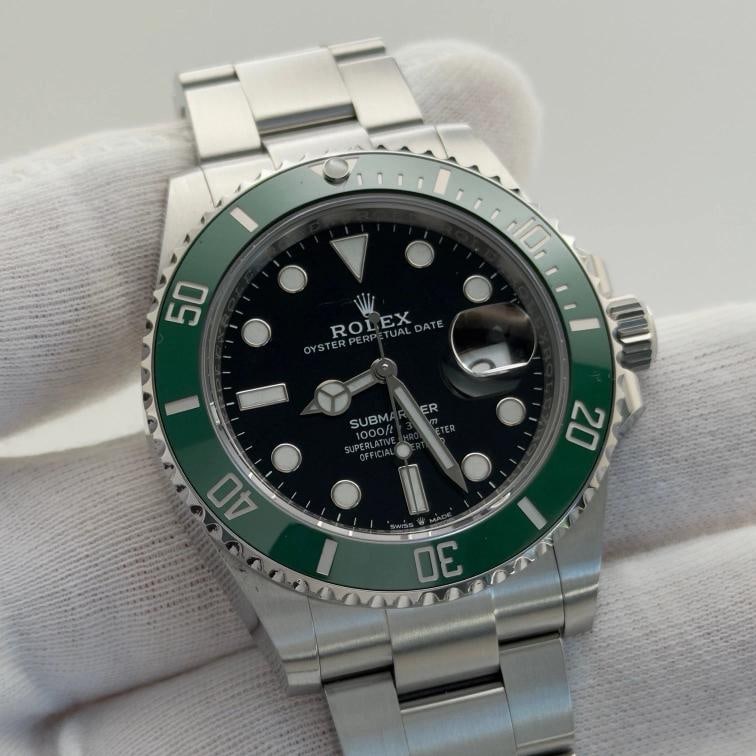 2023 Rolex Submariner Starbucks Mk1 126610LV 41mm Ceramic Green Steel Box Papers - 2