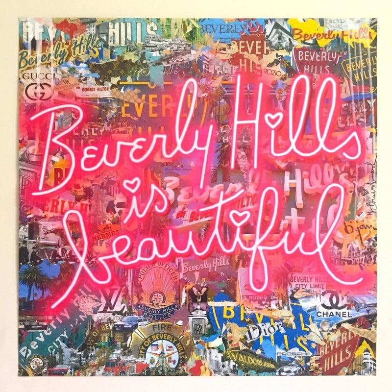 MR BRAINWASH " BEVERLY HILLS IS BEAUTIFUL " RARE LITHOGRAPH PRINT POP ART POSTER - 11