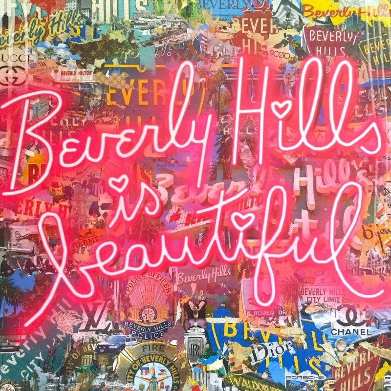 MR BRAINWASH " BEVERLY HILLS IS BEAUTIFUL " RARE LITHOGRAPH PRINT POP ART POSTER - 9