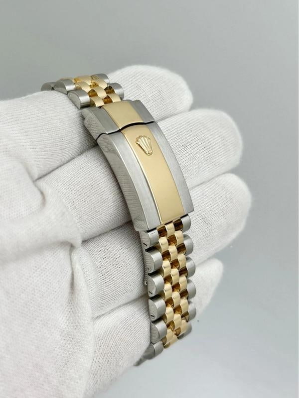 Rolex Datejust 41 126333 Black Diamond Dial 18K Yellow Gold Steel Jubilee - 7
