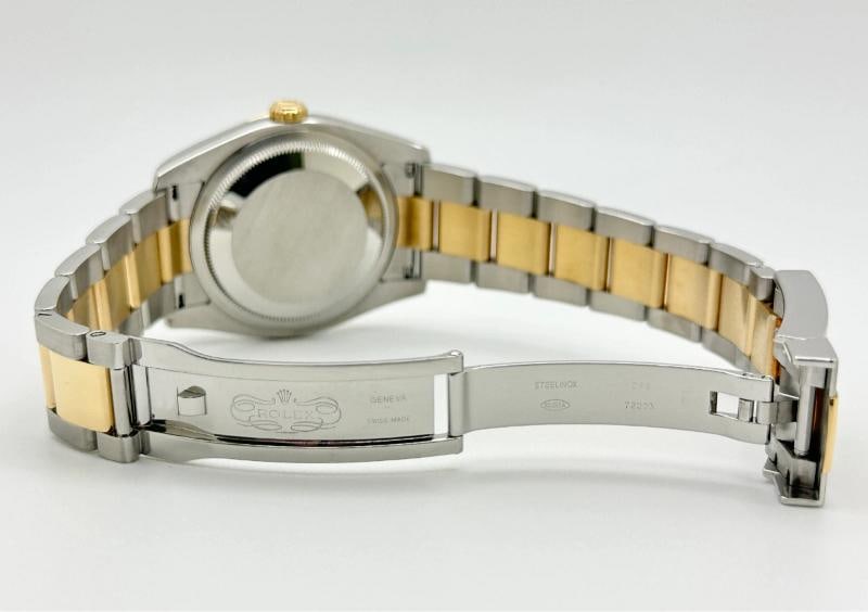 2026 Service Rolex Datejust Turn-O-Graph 116263 36mm 18k Gold Steel Box Paper - 10