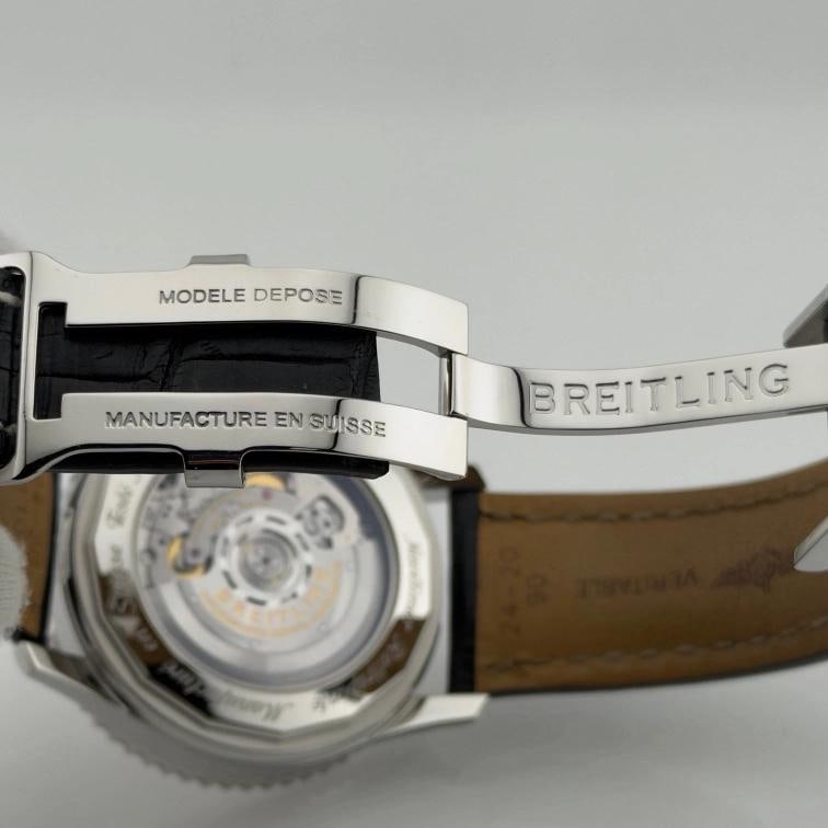 Breitling Navitimer Rattrapante B03 AB0311 45mm Silver Dial Steel Box Papers - 10