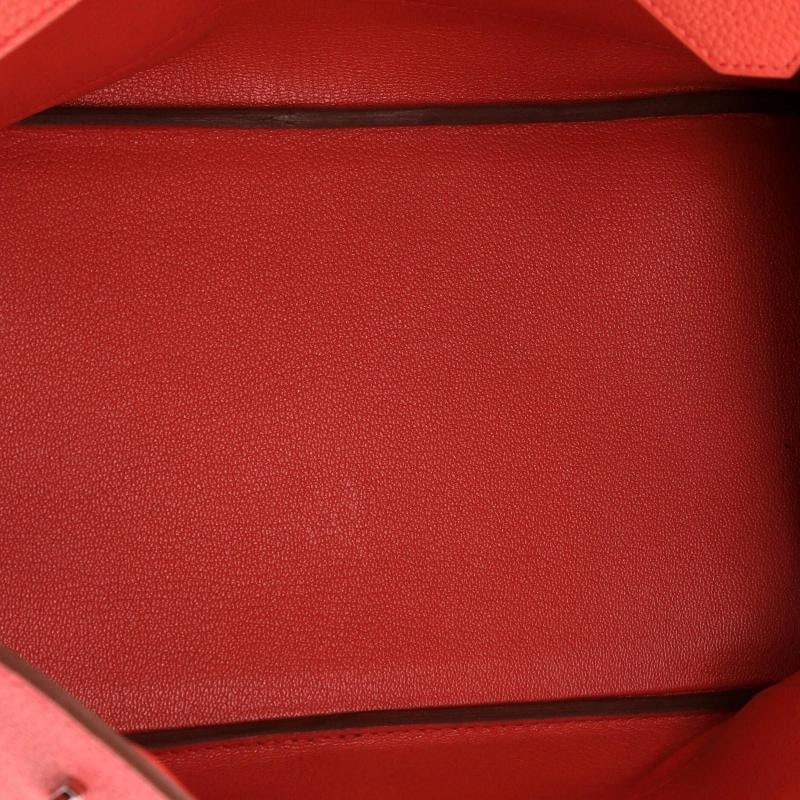 Hermes Birkin Handbag Pink Togo with Palladium Hardware 35 - 7