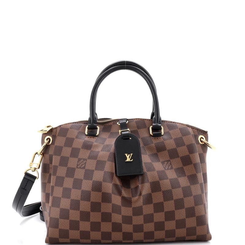Louis Vuitton Odeon Tote Damier PM: Accessories: Luggage Tag, With Strap Measurements: Handle Drop 4", Height 9", Width 10.5", Depth 4.5", Strap Drop 13-20". Condition: Pre-owned - Good,Brand: Louis Vuitton,Exterior Material: Canvas Coa