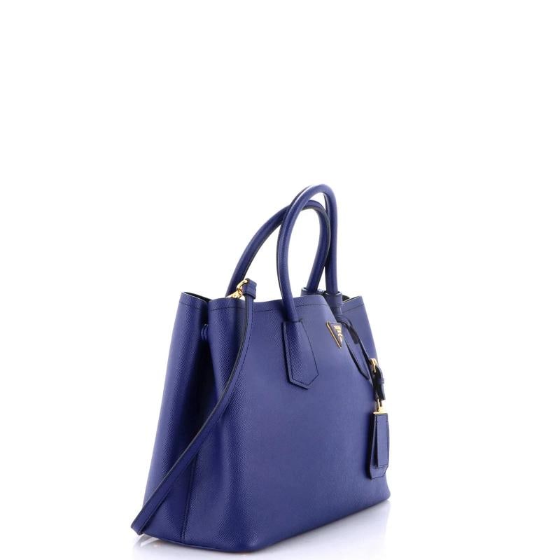Prada Cuir Double Tote Saffiano Leather Medium - 2