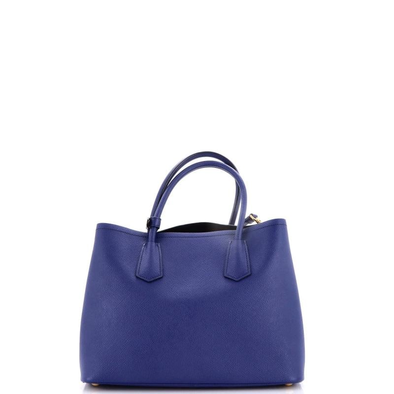 Prada Cuir Double Tote Saffiano Leather Medium - 3