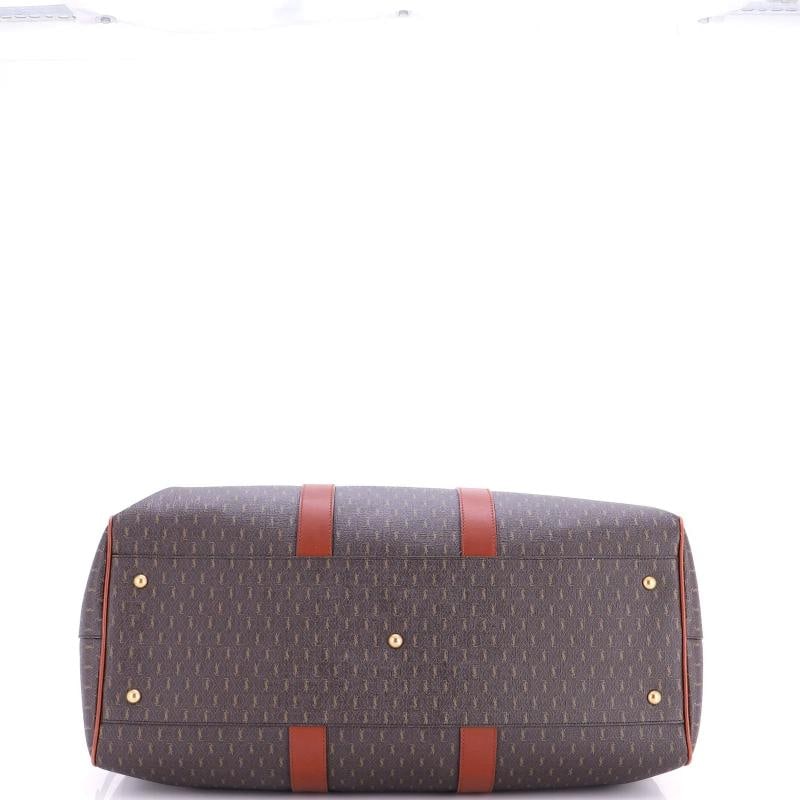 Saint Laurent Le Monogramme Duffle Bag Monogram All Over Coated Canvas - 4