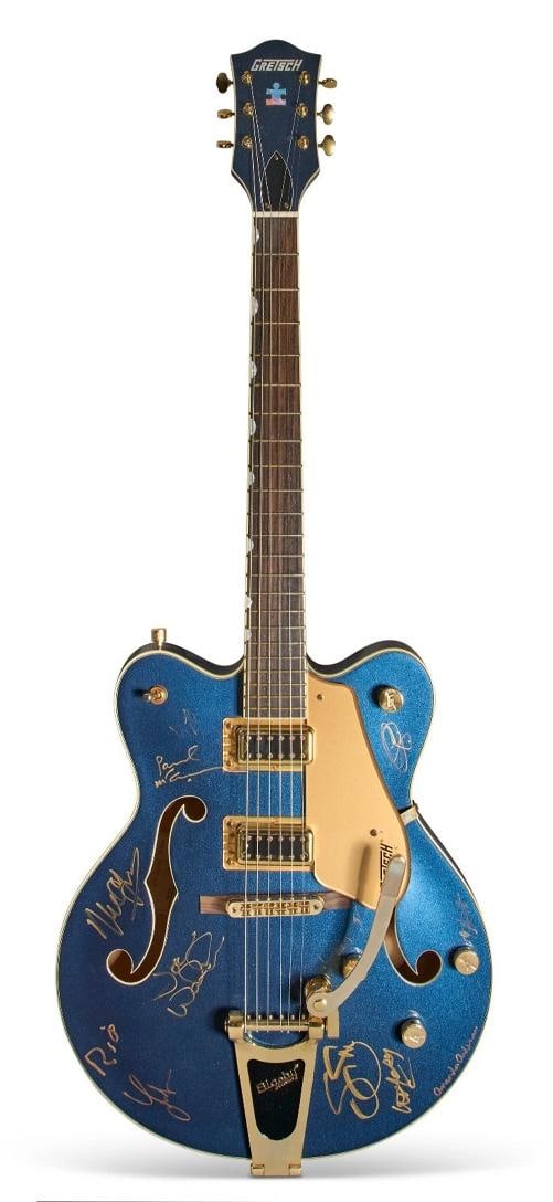 PAUL McCARTNEY Neil Young Willie Nelson Autograph Signed Guitar EX IRSAY * PSA - 17