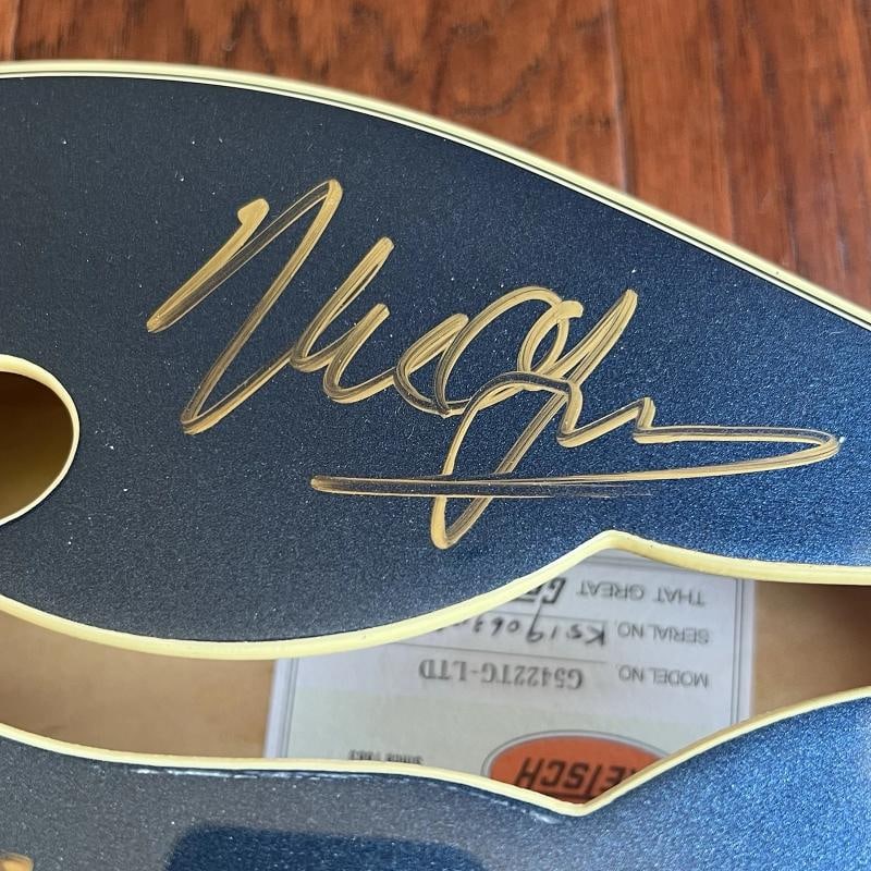 PAUL McCARTNEY Neil Young Willie Nelson Autograph Signed Guitar EX IRSAY * PSA - 4