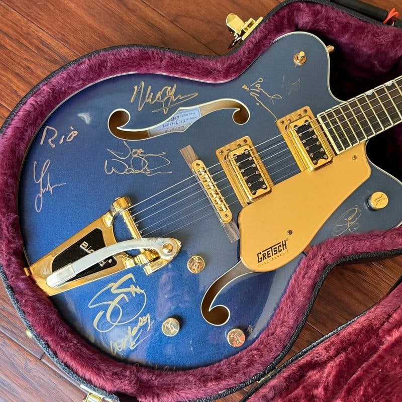 PAUL McCARTNEY Neil Young Willie Nelson Autograph Signed Guitar EX IRSAY * PSA - 8