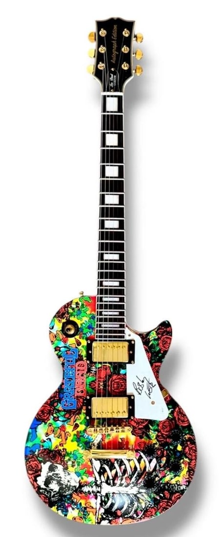 Bob Weir Signed Custom Guitar GRATEFUL DEAD (JSA) - 3