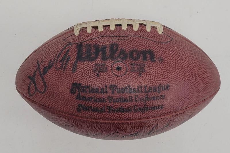 Walter Payton Joe Namath OJ Simpson Ray Nitschke HOF Signed Football JSA COA (1 of 6)
