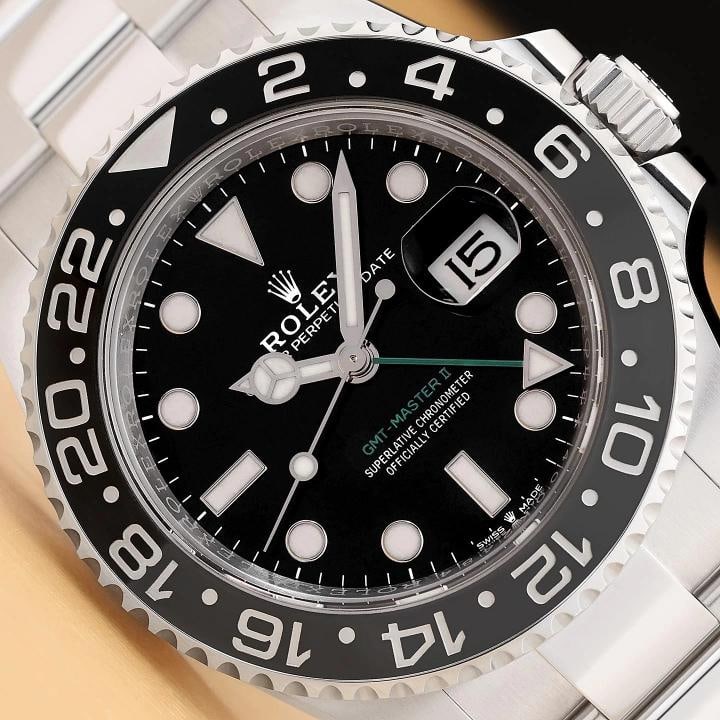 2026 MAR CARD ROLEX GMT MASTER II 126710 GRNR BRUCE WAYNE STEEL OYSTER WATCH: Condition: Pre-owned - Excellent,Bezel Color: Black, Gray,Max Wrist Size: 7.26-7.75 in,Number of Jewels: 31 Jewels,Indices: Baton Indexes,Year Manufactured: 2026,Gender: Men's,Bezel: Rotatable Ceramic
