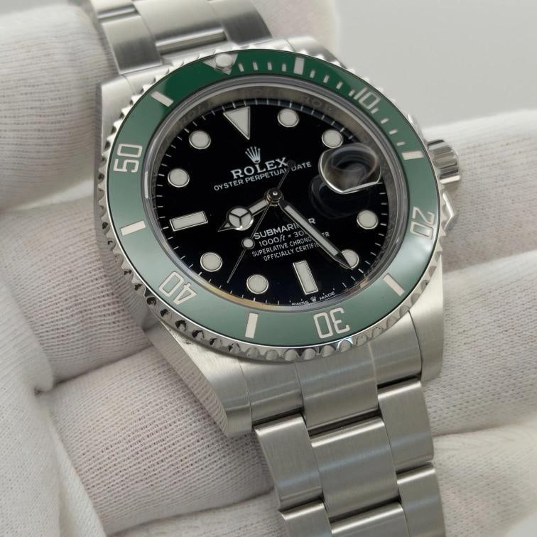 2023 Rolex Submariner Starbucks Mk1 126610LV 41mm Ceramic Green Steel Box Papers - 5