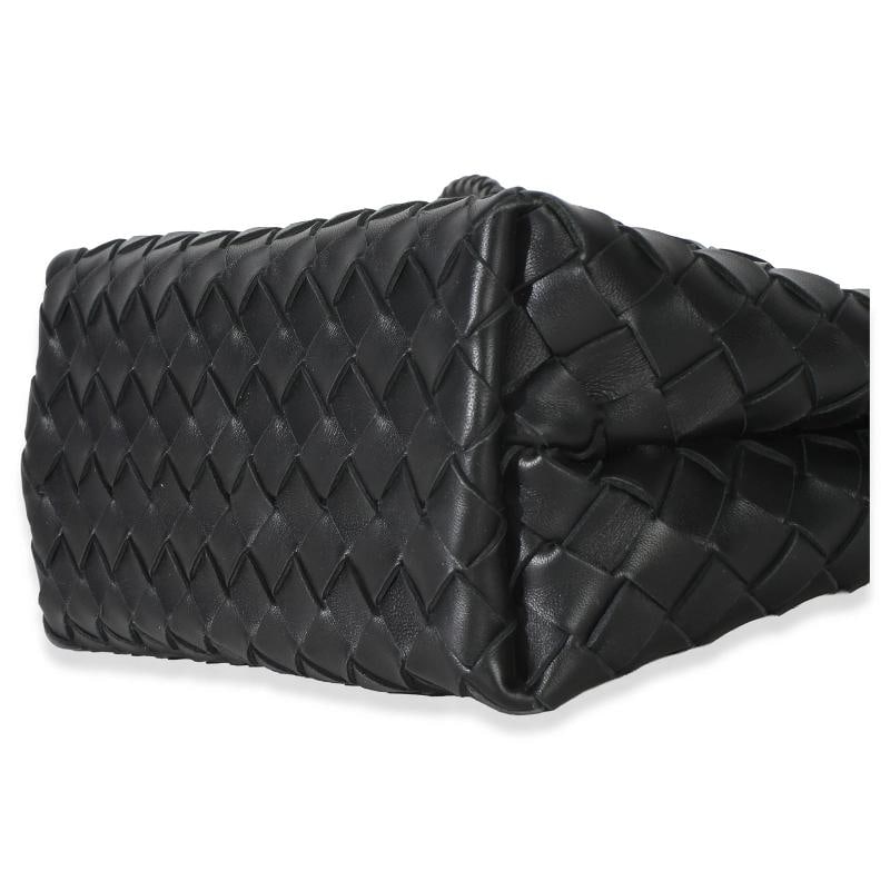 Bottega Veneta Black Nappa Intrecciato Small Andiamo Bag - 6