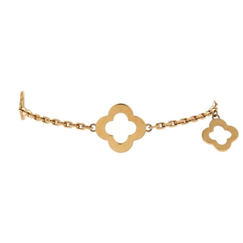 Van Cleef & Arpels Byzantine Alhambra 3 Motifs Bracelet 18K Yellow Gold (1 of 3)
