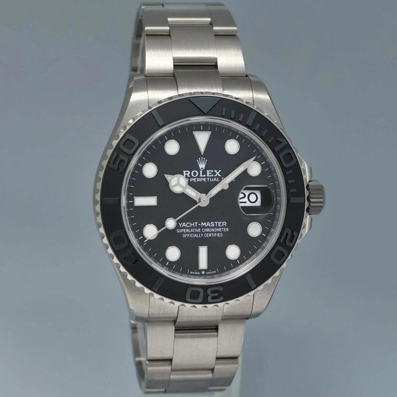 2025 NEW PAPERS Rolex Yacht Master 226627 42mm Titanium Grey Dial Oyster Watch - 3
