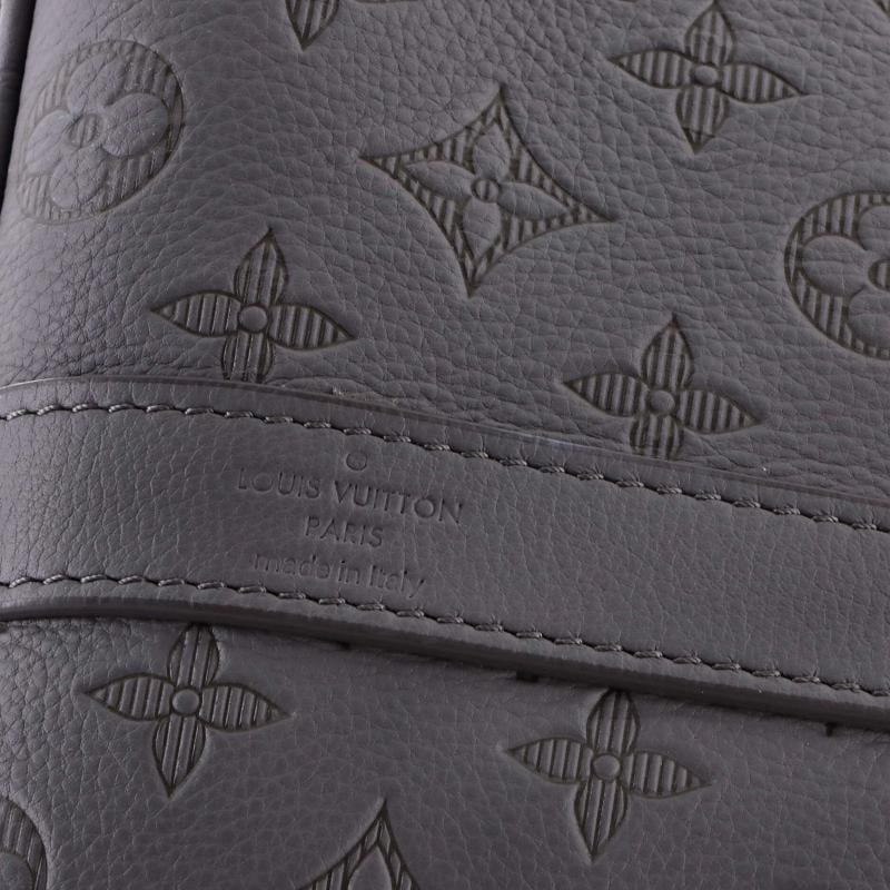 Louis Vuitton Keepall Bandouliere Bag Monogram Shadow Leather 50 - 8