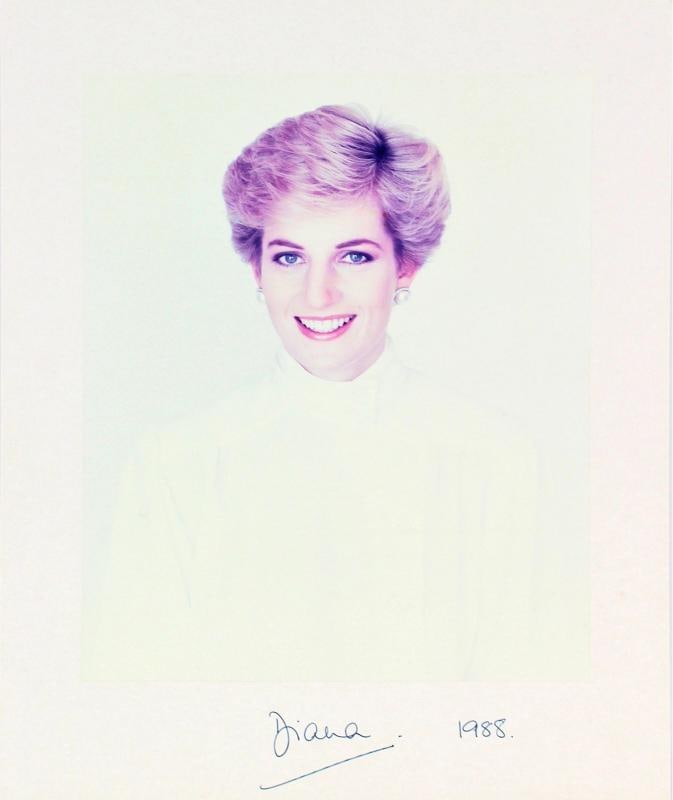 Princess Diana 1988 Authentic Signed 10x12 Mounted Photo Autographed BAS #A39045 (1 of 9)